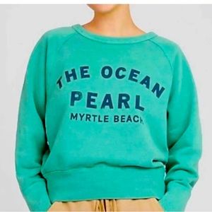 J.Crew. Cotton, garment dyed sweatshirt. New without tag. XS.